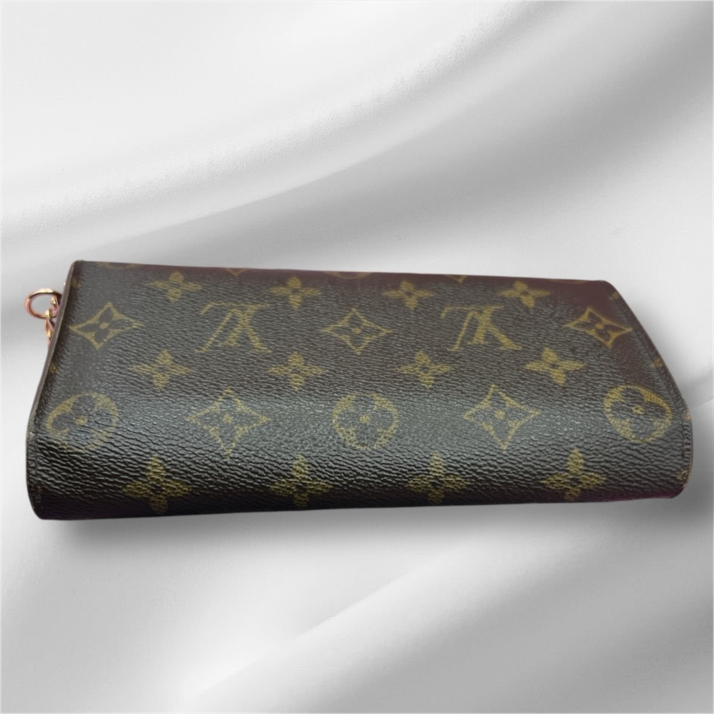 AUTHENTIC✨Louis Vuitton Brown and Gold Monogram Wallet / Clutch - Picture 3 of 15